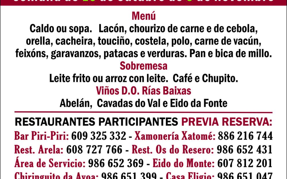 Inauguramos la temporada de los «Cocidos Cañicenses»