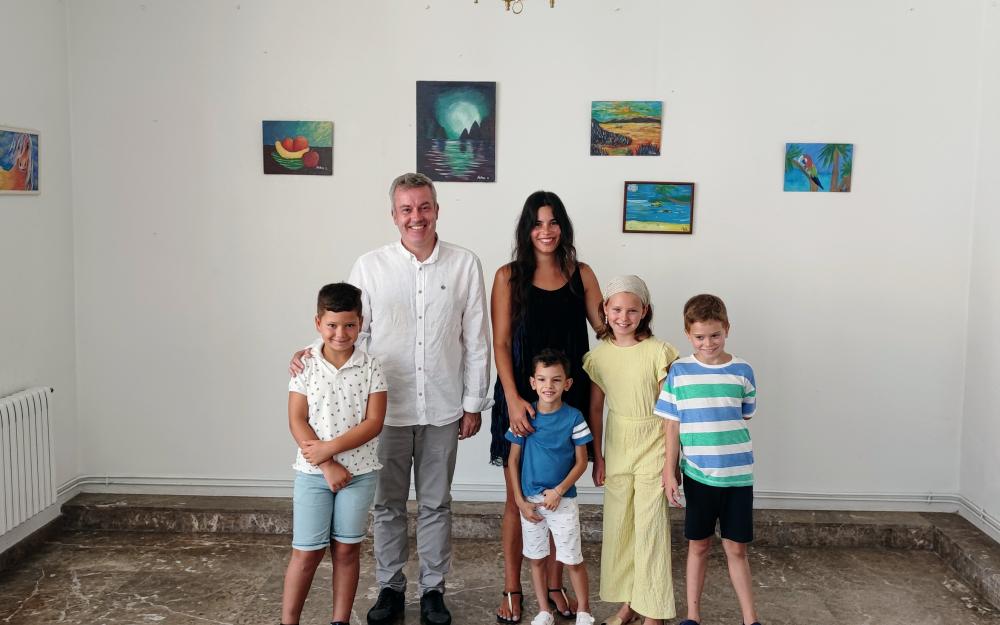 Inauguramos unha nova exposición do Aula de Pintura de Laura Estévez