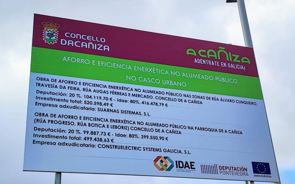 O Concello cambia todas as luminarias do casco urbano nunha actuación cun investimento de 969.089,00€ financiada polo IDAE