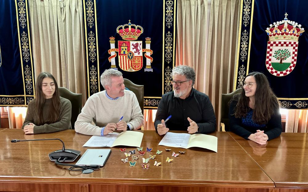 Esta mañá renovamos o convenio de colaboración coa Asociación de Saúde Mental «Avelaiña»