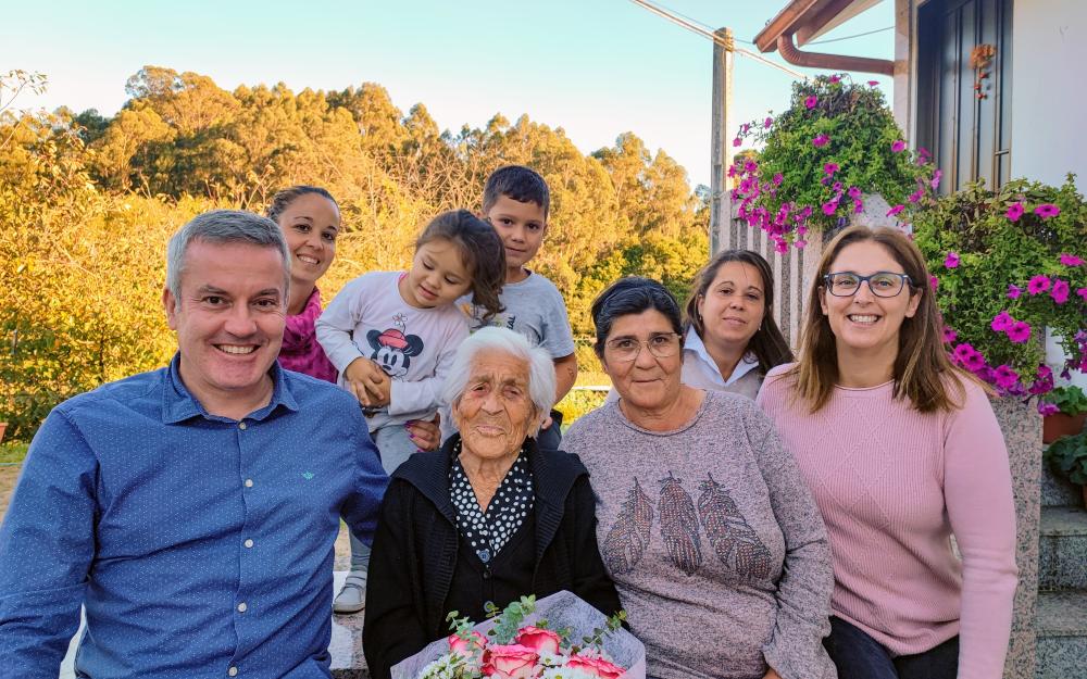 A nosa veciña Maruxa de Touzosas cumple 103 anos