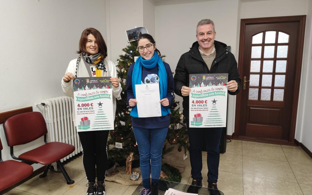 Hoxe celebramos o 1º sorteo da campaña navideña de apoio ao comercio local