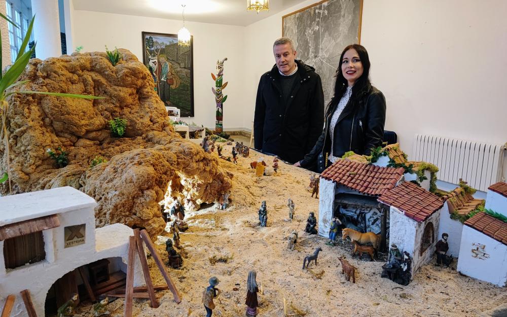 O tradicional Belén de Nadal xa se pode visitar na Casa Consistorial ata despois de Reis