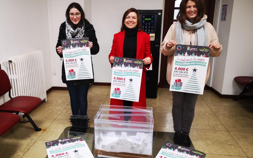 Hoxe celebramos o 3º sorteo da campaña navideña de apoio ao comercio local