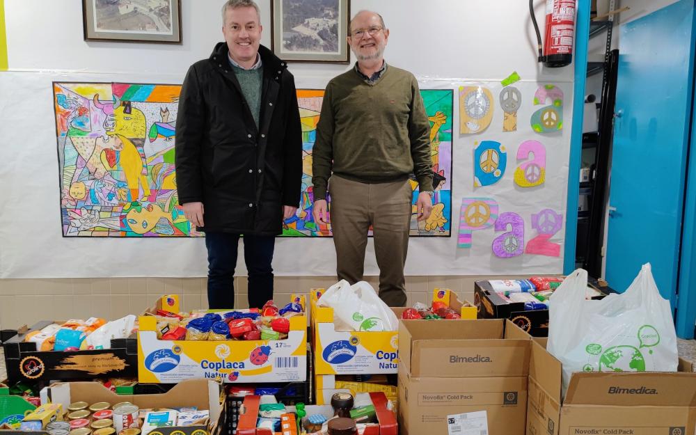 Os alumn@s do CPI da Cañiza conseguen recaudan máis de 1500 k de alimentos na VII Carreira Solidaria do Dia da Paz. 30 de xaneiro de 2023