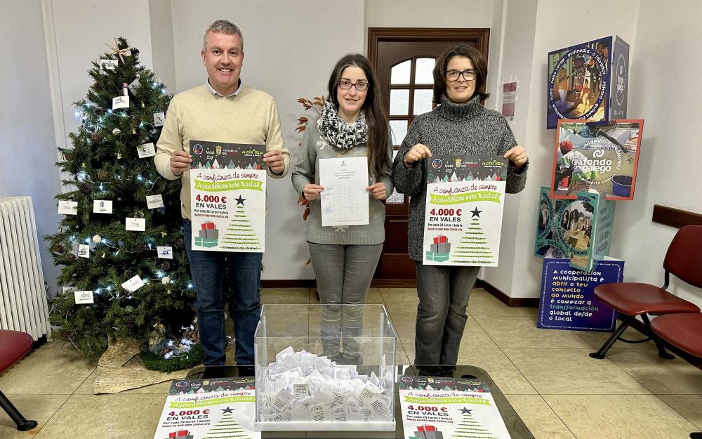 Esta mañá celebramos o  2º sorteo da campaña «A Confianza de sempre, agasállate este Nadal» 