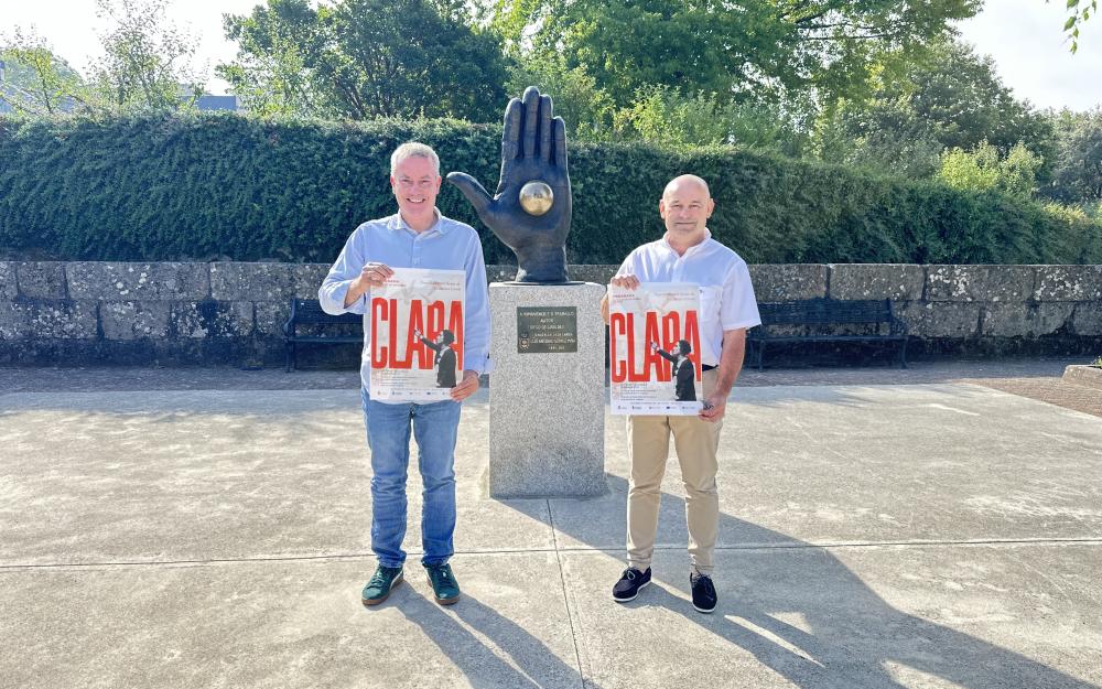A Cañiza e Covelo poñen en marcha o Programa CLARA para a promoción da igualdade e a prevención da violencia de xénero  Os Alcaldes da Cañiza, Luis Piña, e de Covelo, Pablo Castillo, presentaron esta mañá o Programa CLARA, unha iniciativa conxunta dos dous concellos dirixida a promover a igualdade e previr a violencia de xénero mediante un servizo municipal integral e compartido.  O programa contará cun equipo multidisciplinar de profesionais nas áreas de dereito, psicoloxía, terapias e igualdade. Desenvolv