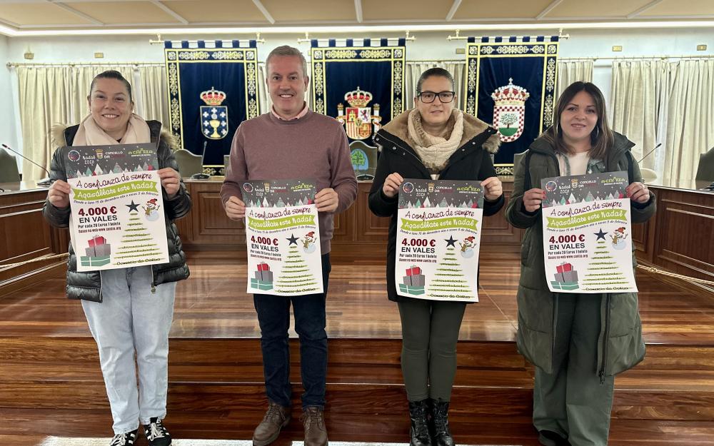 O Concello pon en marcha a campaña «A Confianza de Sempre, Agasállate Este Nadal» en apoio ao comercio de proximidade