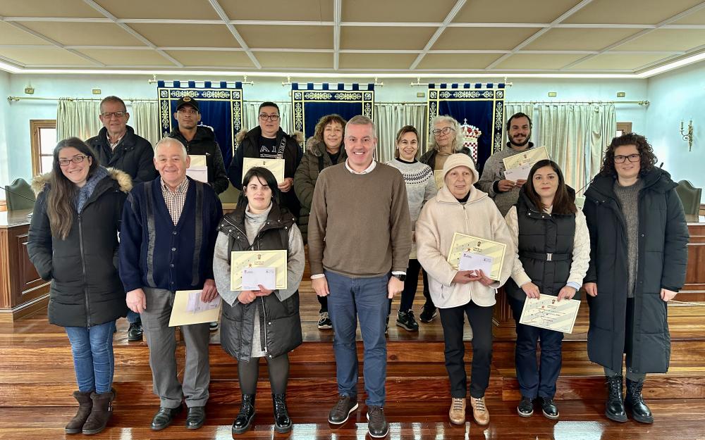 Comezamos este luns entregando os 3º premios do sorteo da campaña de Nadal de promoción do comercio local