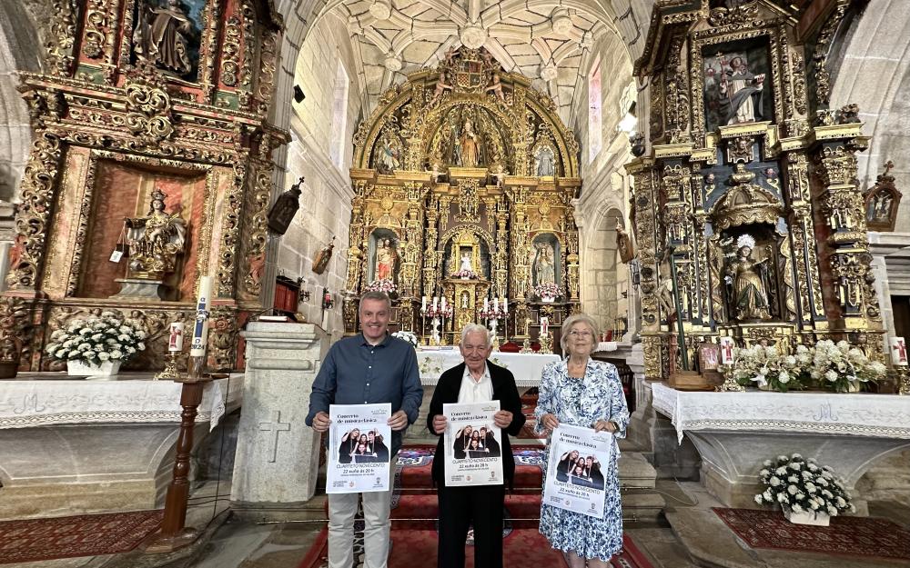 Presentamos o concerto de música clásica que se celebrará en Valeixe o sábado 22 de xuño a cargo do CUARTETO NOVECENTO