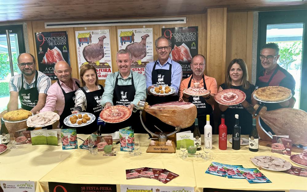 A Cañiza presenta a 58 Festa - Feira do Xamón. 15 de agosto de 2024