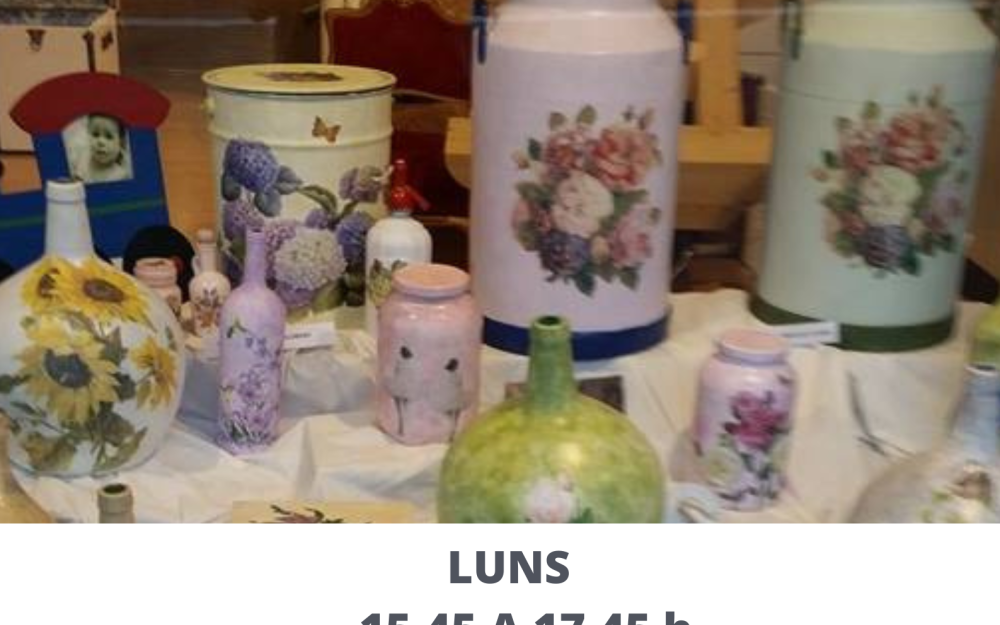 MANUALIDADES E DECOUPAGE CON ANA GÓMEZ.  Curso 2024-2025