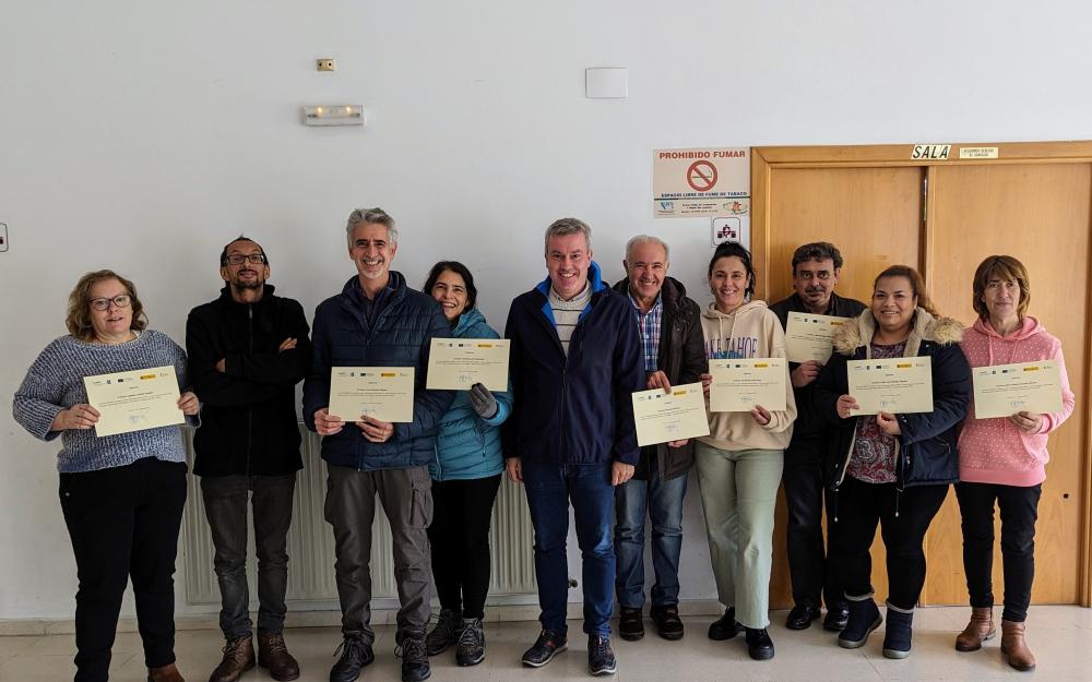Clausuramos o curso de Alfabetización Informática de Nivel II impartido no aula CeMIT da Casa de Cultura