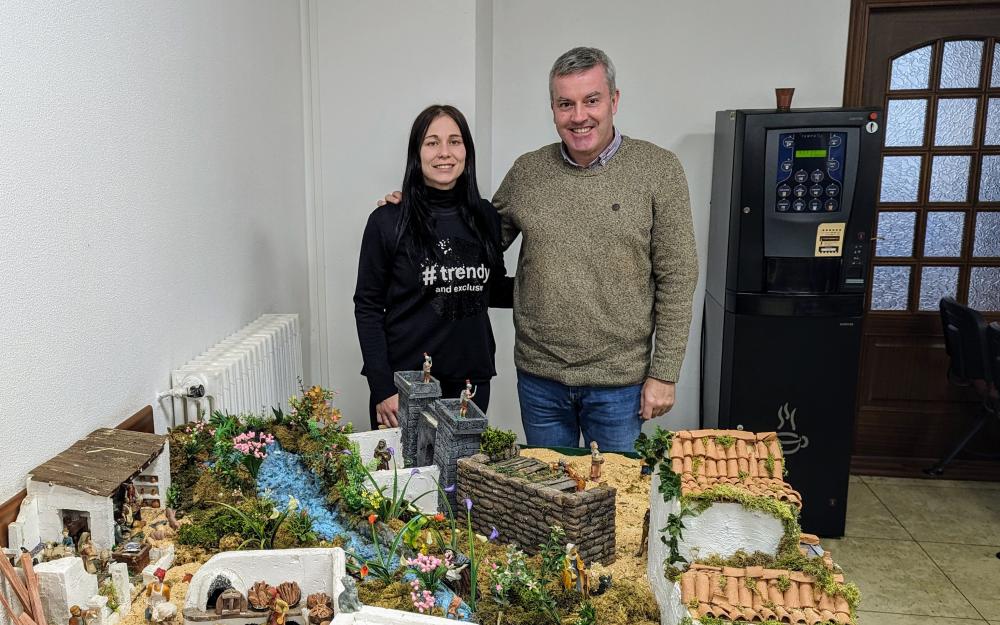 Presentamos o Belen de Nadal que este ano se pode visitar nas oficinas xerais do Concello