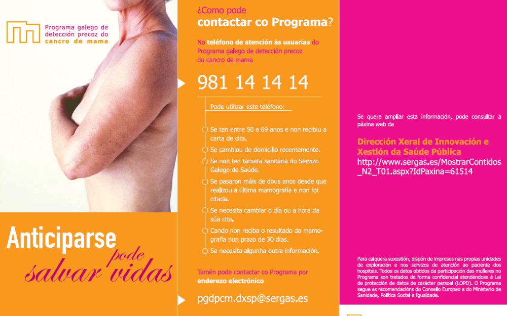 Programa de Detección Precoz do Cancro de Mama