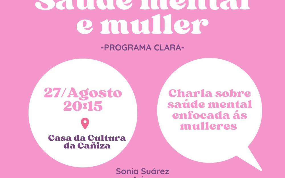 Charla sobre Saúde Mental e Muller – Programa CLARA