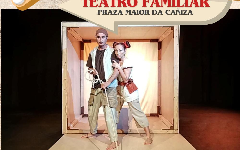 Teatro coa representación da obra de «Vilalegre a Vilatriste» a cargo da compañía Teatro CUBO