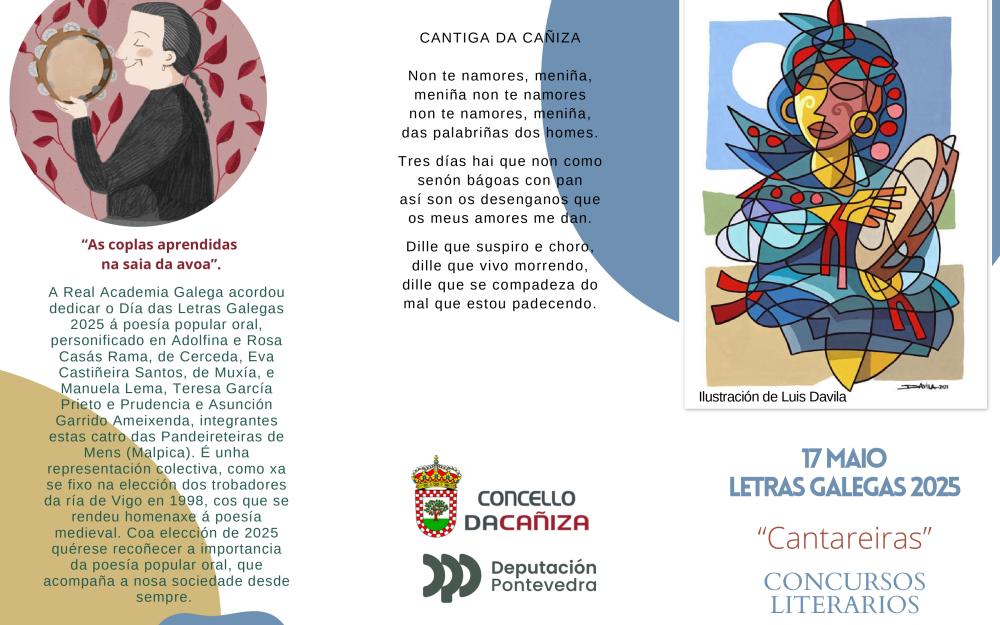 O Concello presenta as BASES dos concursos literarios “LETRAS GALEGAS 2025” 