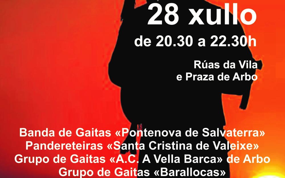Correbares 2023 venres 28 de xullo polas rúas da Cañiza