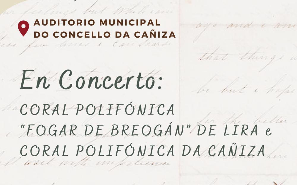 Música. Concerto Coral das Letras Galegas 2024