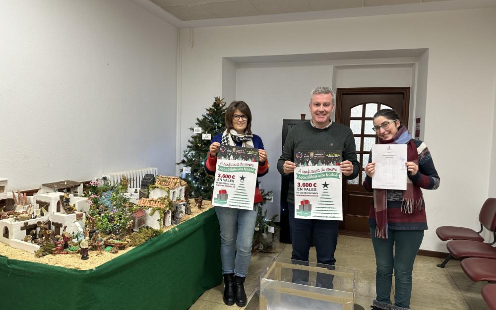 1º sorteo da campaña de Nadal de Comercio celebrado o 22 de decembro de 2023