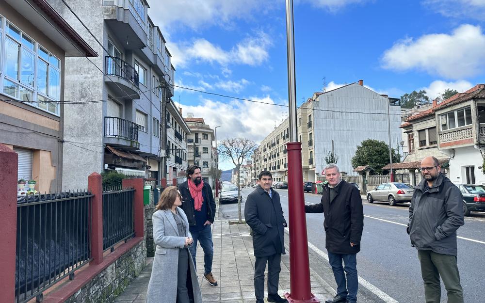 O Delegado do Goberno en Galicia visitou hoxe A Cañiza para supervisar as actuacións de impulso estatal 