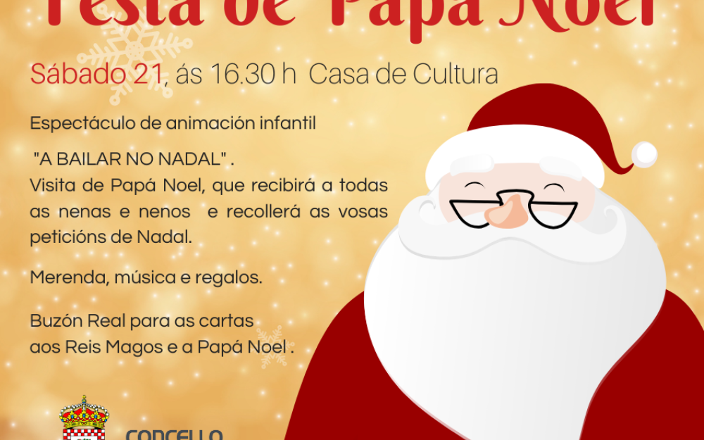 Festa de Papá Nöel «Nadal 2024 na Cañiza»