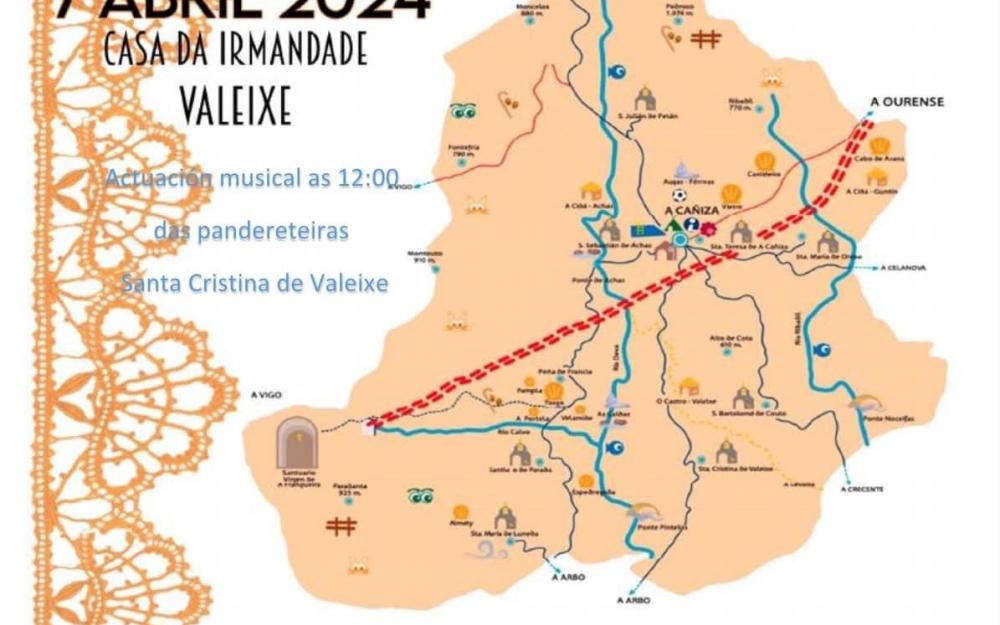 II Encontro de Palilleiras Concello da Cañiza, organizado pola Asociación AMURUVA de Valeixe