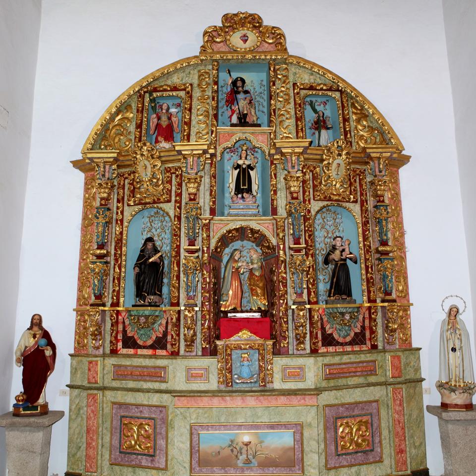 Retablo Maior da Igrexa de Santa María de Oroso