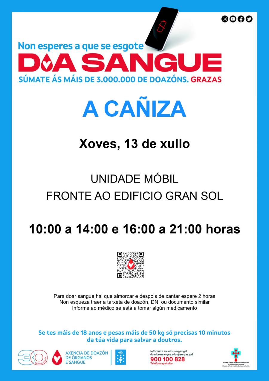 Este 13 de xullo volven a visitarnos a Axencia de Doazóns de Órganos e Sangue