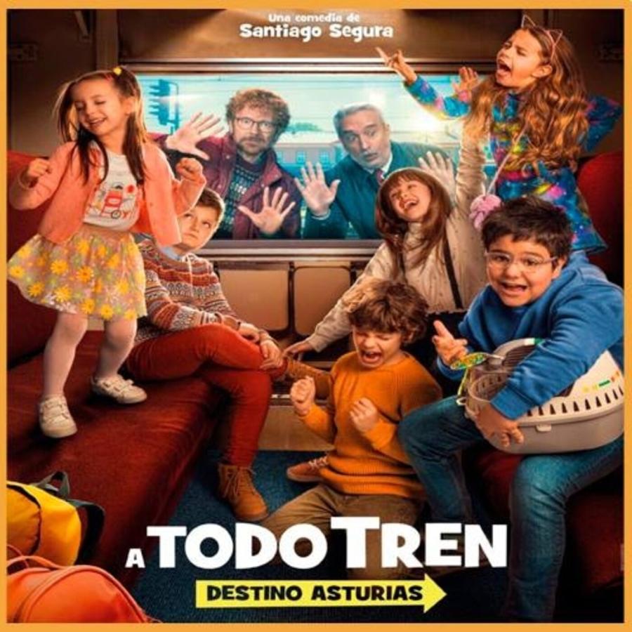 Cine na Rúa. proxección da película A todo tren destino a Asturias o 2 de agosto a partires das 22.30h na Praza Maior