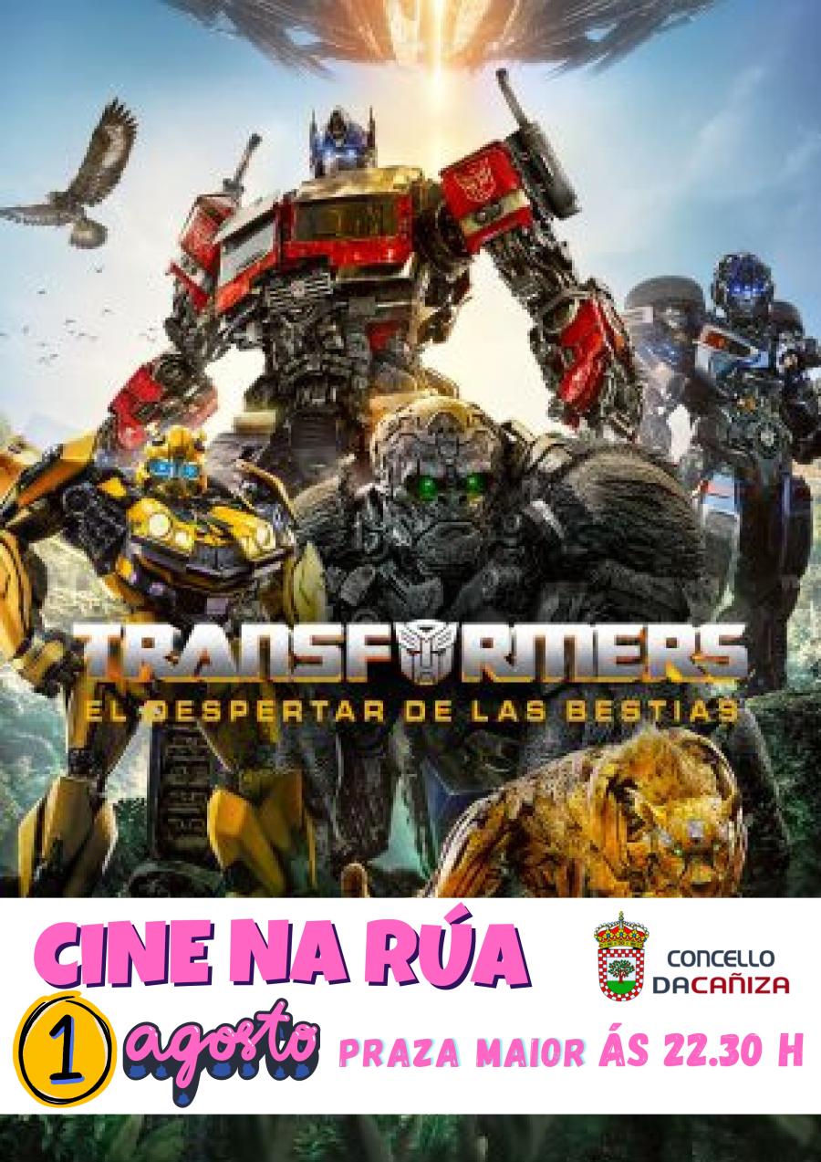 Cine na rúa coa proxección da película «TRANSFORMERS, el despertar de las bestias»