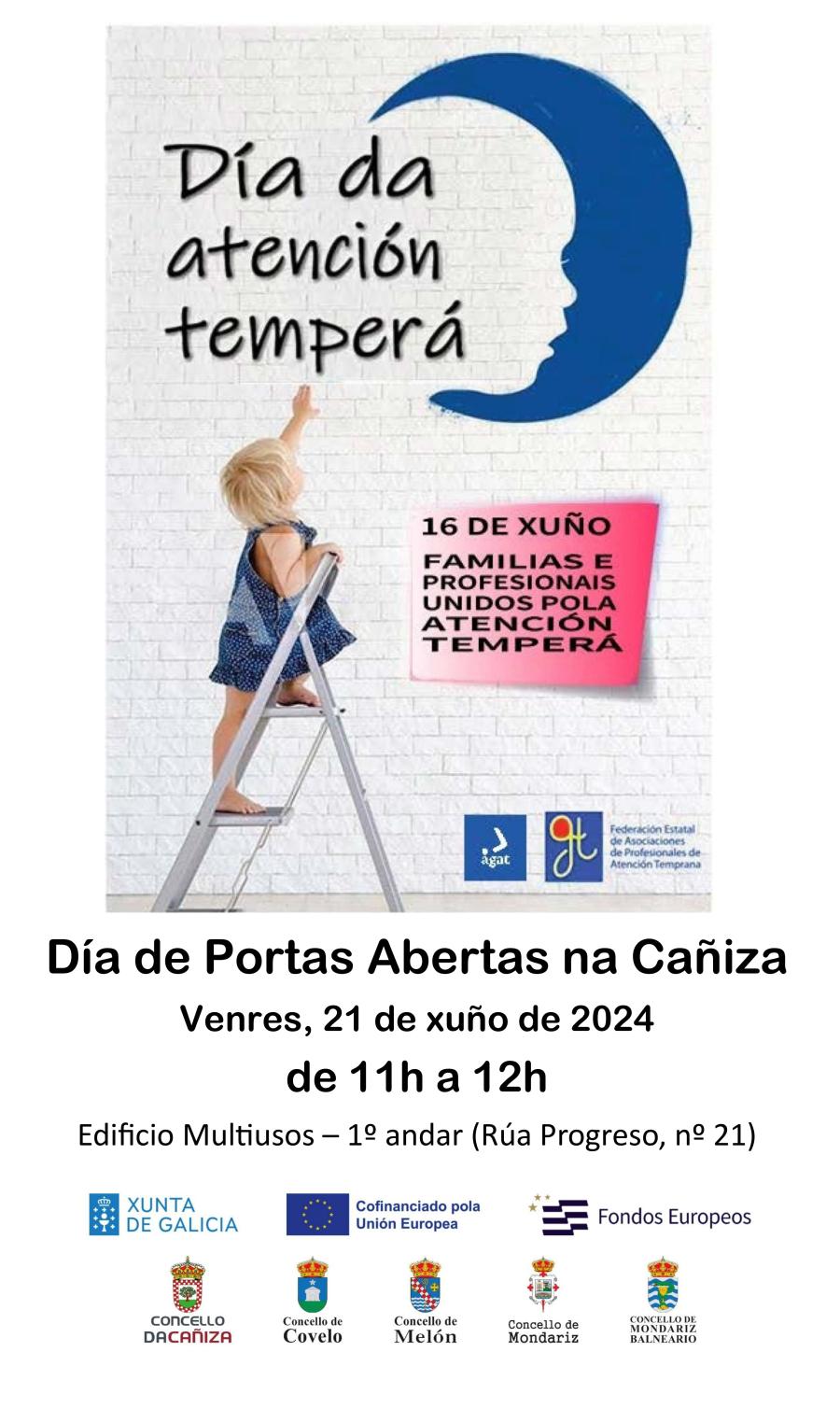 o venres 21 de xuño celebramos unha Xornada de portas abertas para coñecer o Servizo de Atención Temperá
