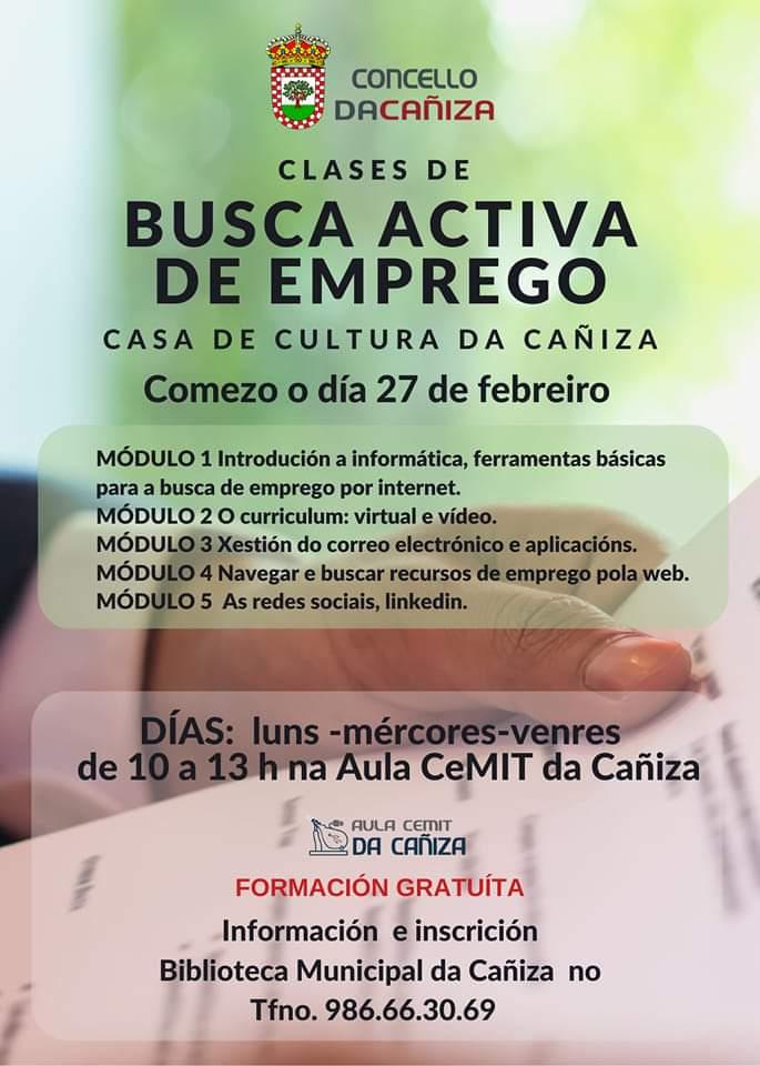Curso «Busca Activa de Emprego»