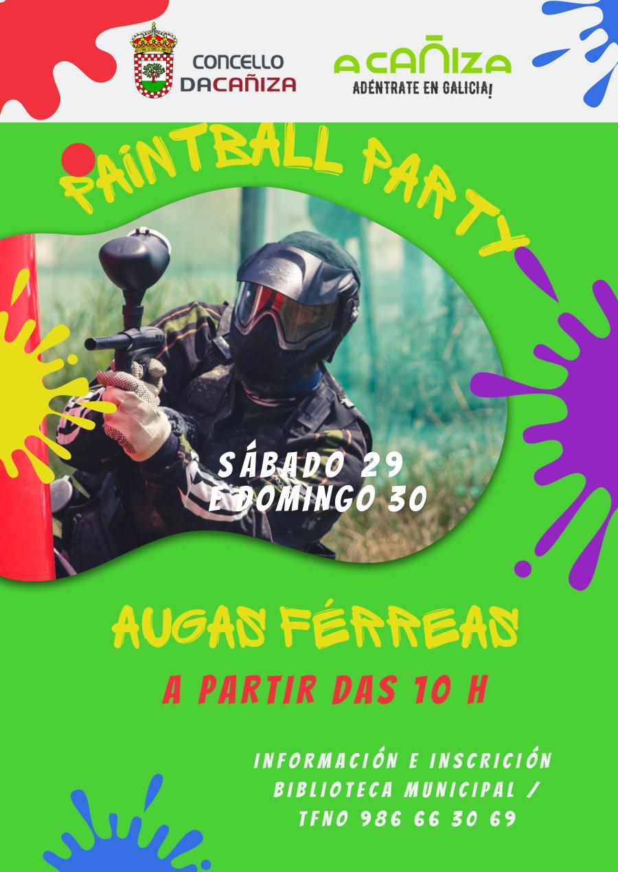 xornadas de paintball nas Augas Ferreas o 29 e 30 de xuño