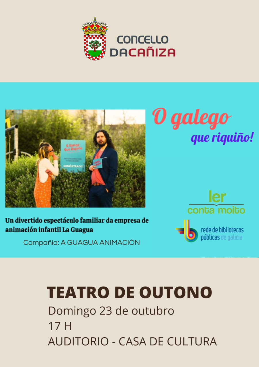 TEATRO DE OUTONO. domingo 23  de outubro ás 17h