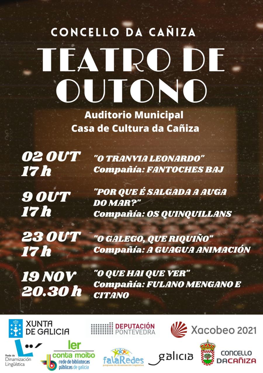 Comezamos unha nova temporada de TEATRO DE OUTONO