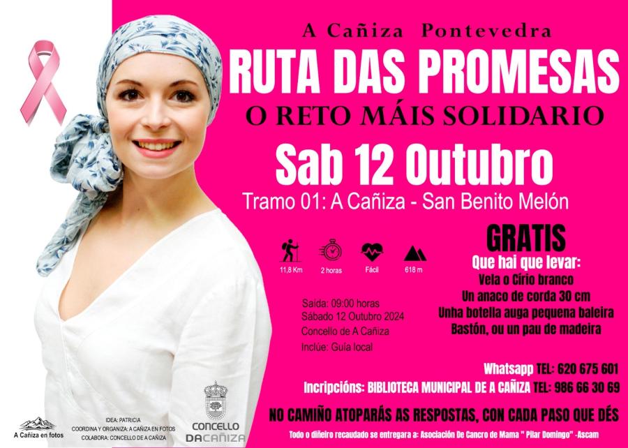 Presentamos a actividade « RUTA DAS PROMESAS: o reto máis solidario»