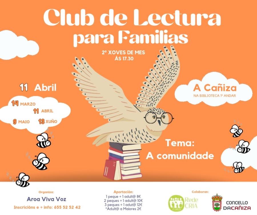 Nova sesión do «Clube de Lectura para Familias». Tema elexido: A Comunidade